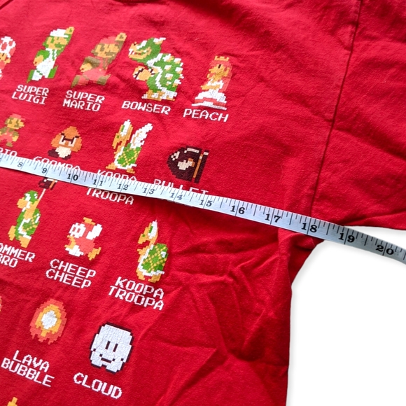 Nintendo Mario and friends characters t-shirt red size medium - Picture 5 of 6